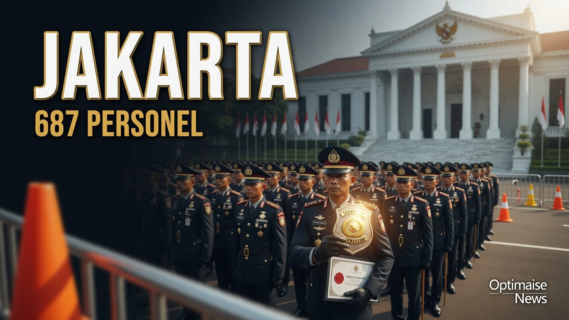 Polisi Kerahkan 687 Personel Antisipasi Demo di Empat Titik Jakarta