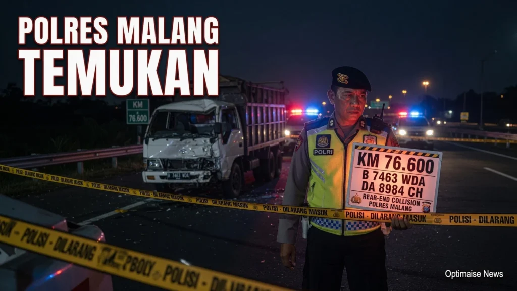 Polres Malang Temukan Bekas Rem Mikrobus di Tabrakan Maut 3 Tewas