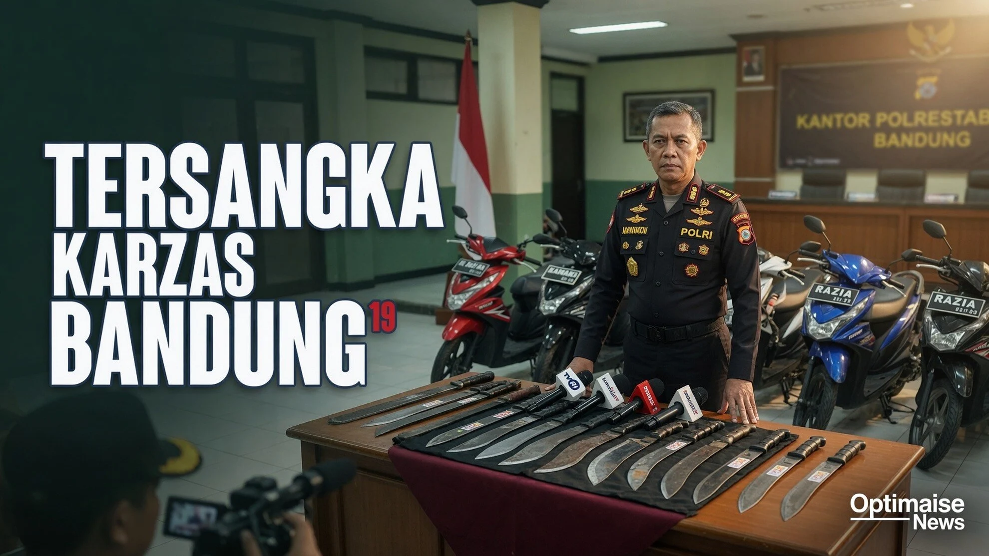 Polrestabes Bandung Amankan 19 Tersangka