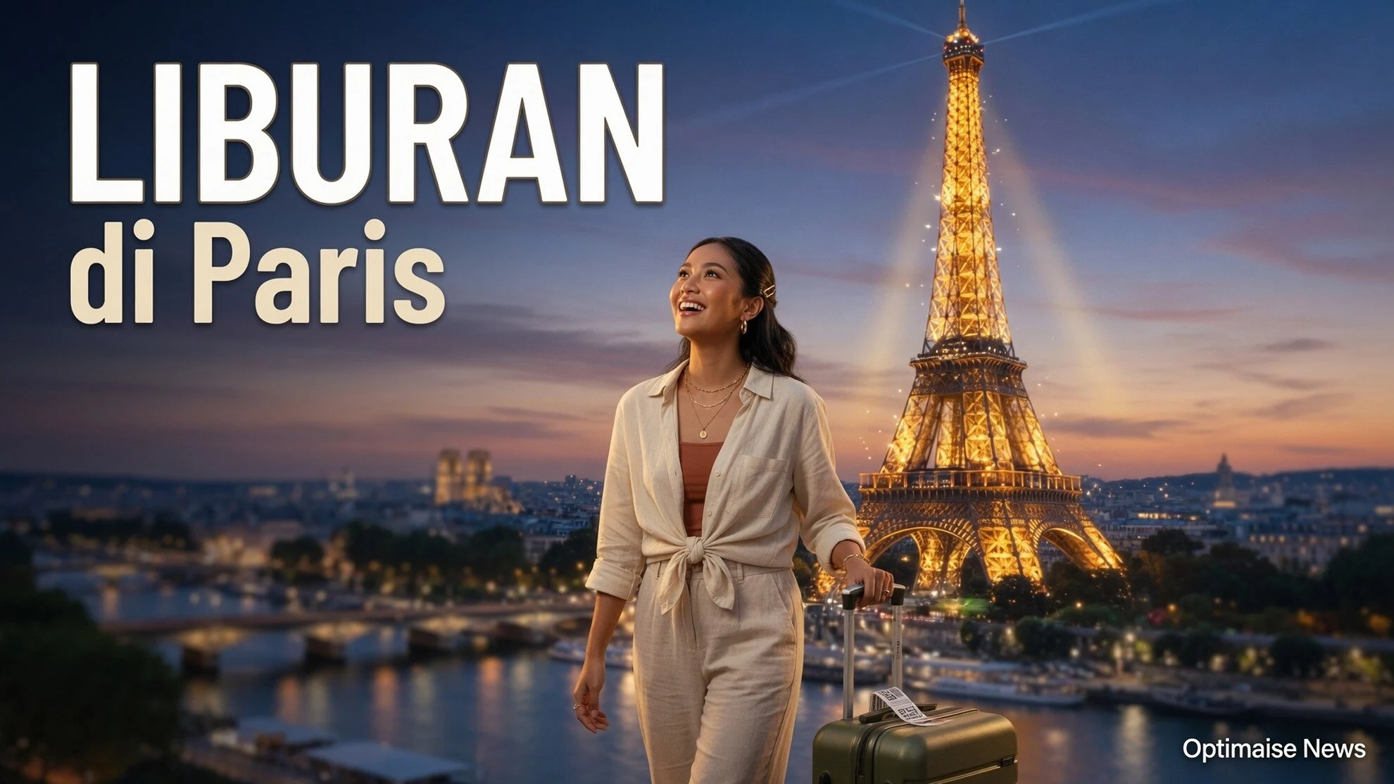 Potret Marsha Aruan Liburan Musim Panas di Paris Estetik