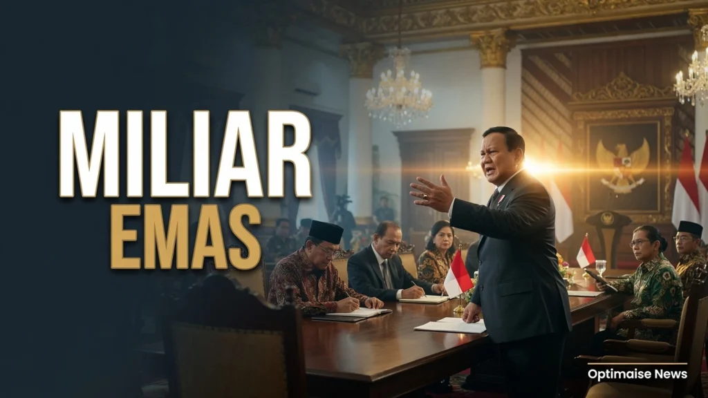 Prabowo: Bank Emas RI Kelola 153 Ton US$20 Miliar