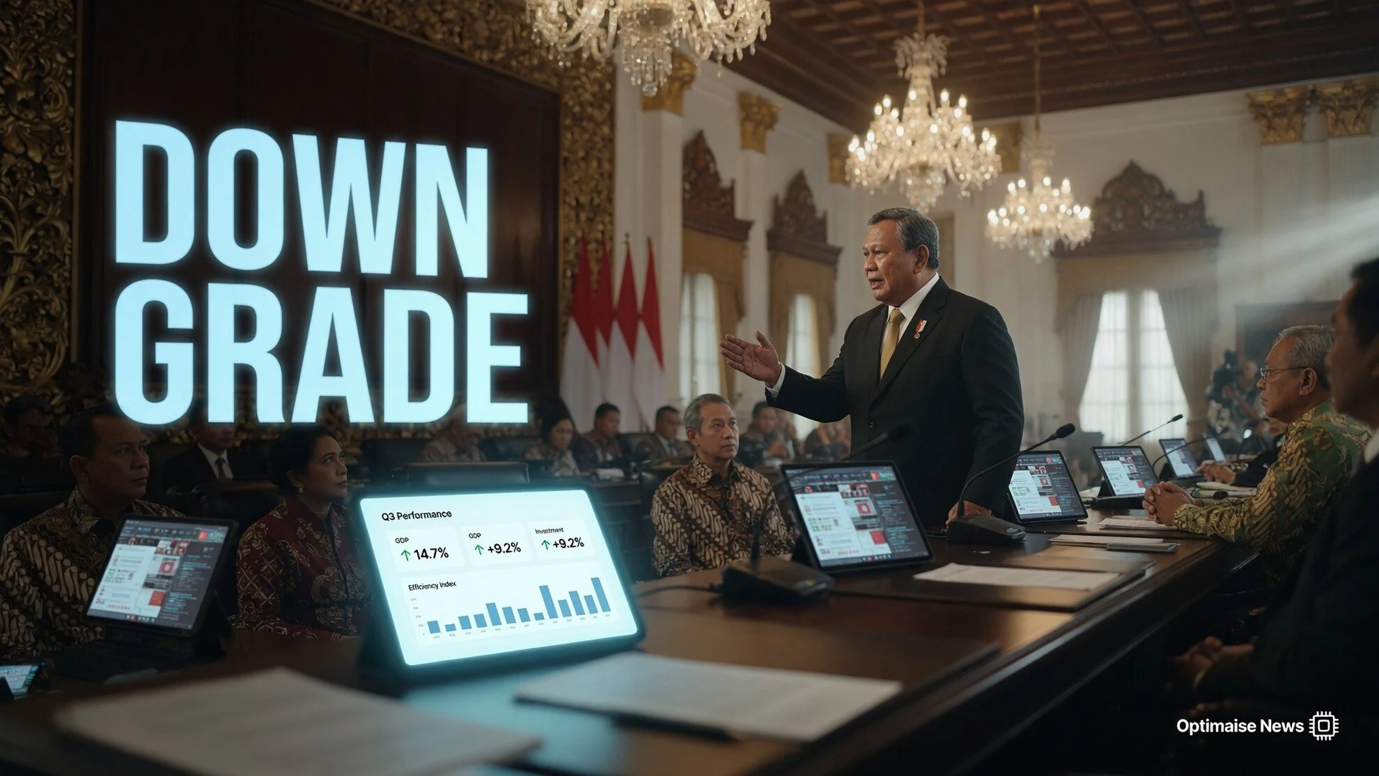 Prabowo Bantah Downgrade