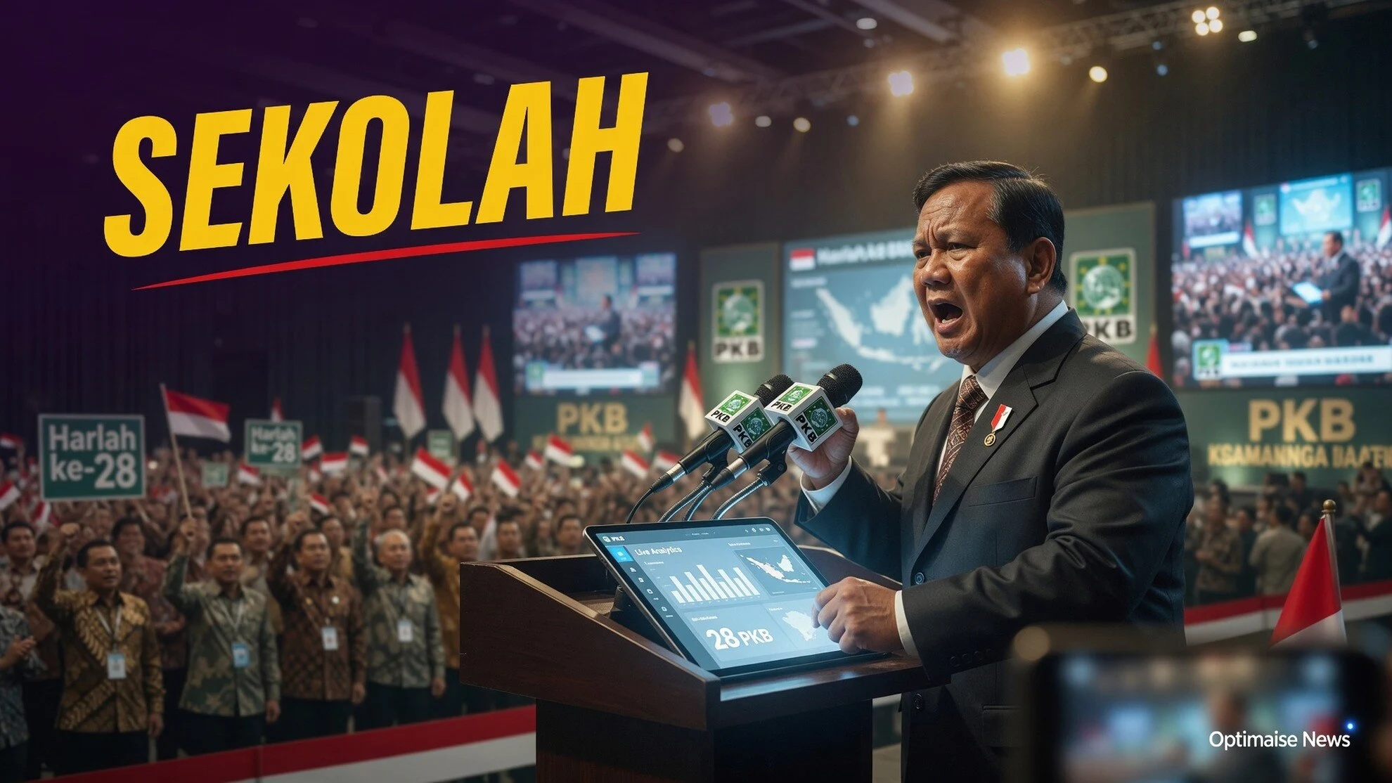 Prabowo Desak LSM Ungkap Sumber Gaji, Klaim 67 Ribu Sekolah