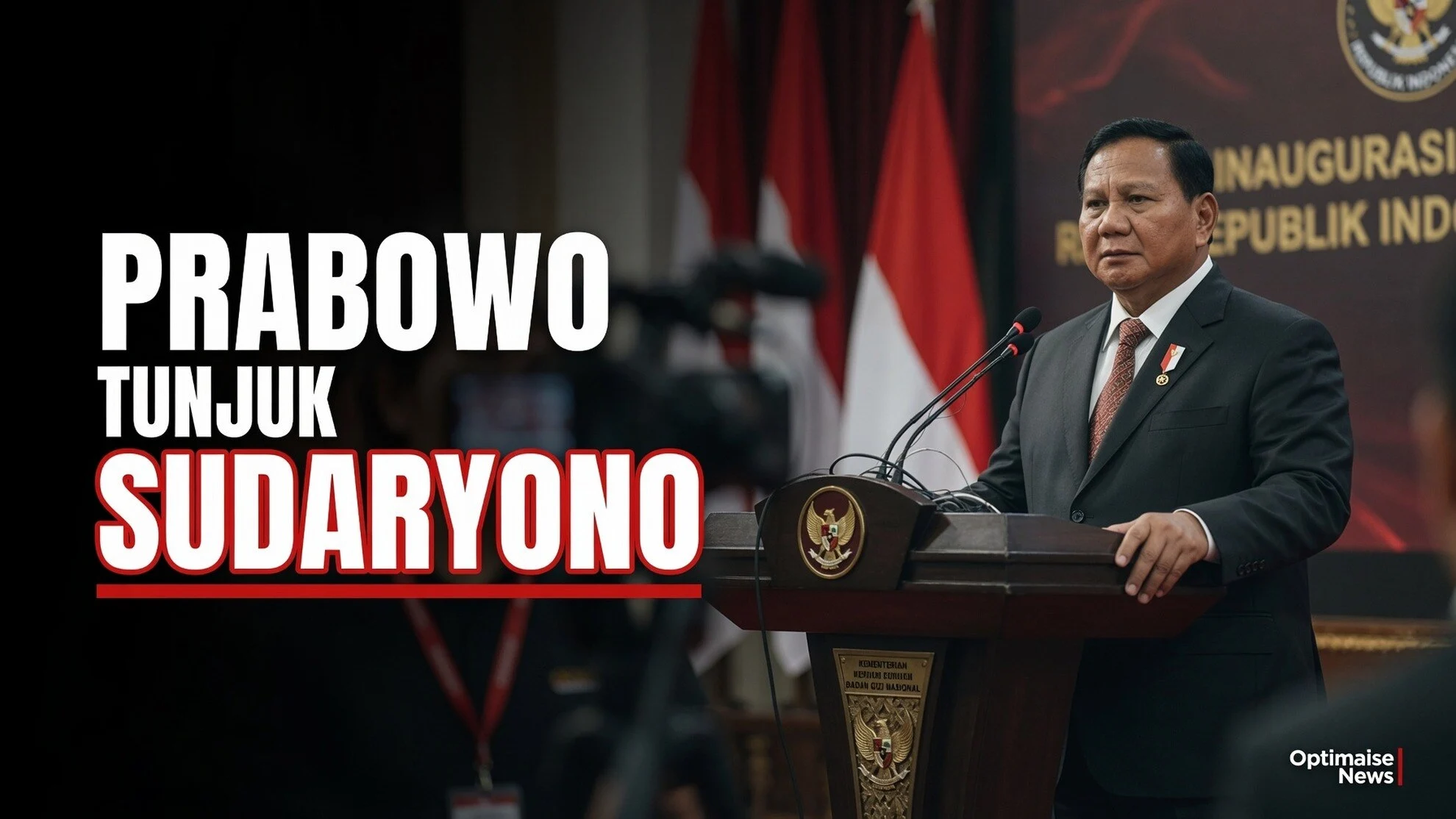 Prabowo Tunjuk Sudaryono Kepala BGN