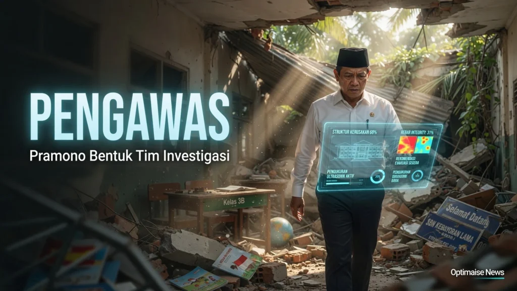 Pramono Bentuk Tim Investigasi Sekolah Rusak, Disdik Bukan Pengawas