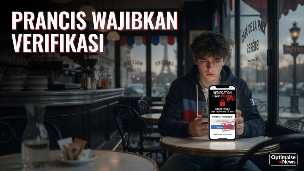 Prancis Wajibkan Verifikasi Usia Medsos di Bawah 15 Tahun