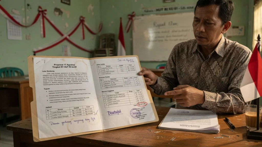 Contoh dan Cara Membuat Proposal 17 Agustus Tingkat RT untuk HUT RI ke-81
