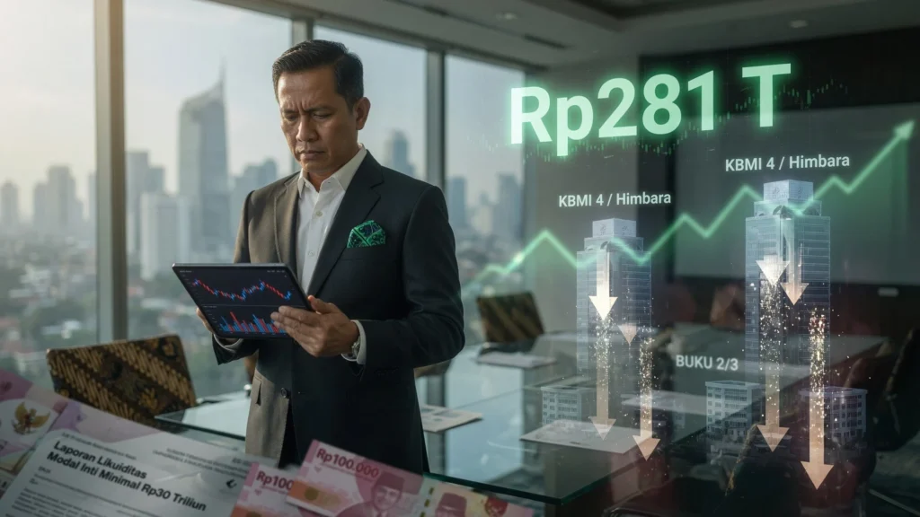 Alur Bantuan Kas dari Bank Modal Besar ke yang Lebih Kecil