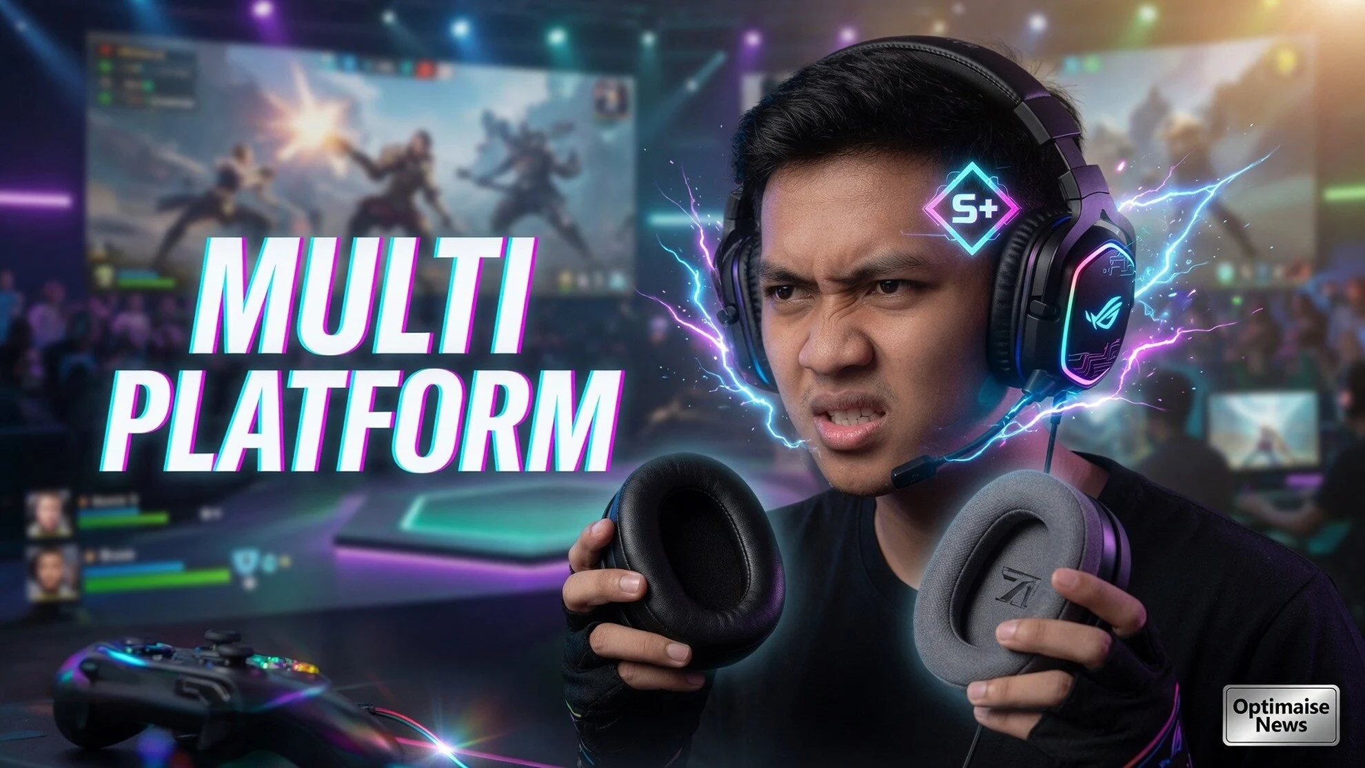 ROG Theta 7.1: Dual Earpad Nyaman, USB-C Multiplatform