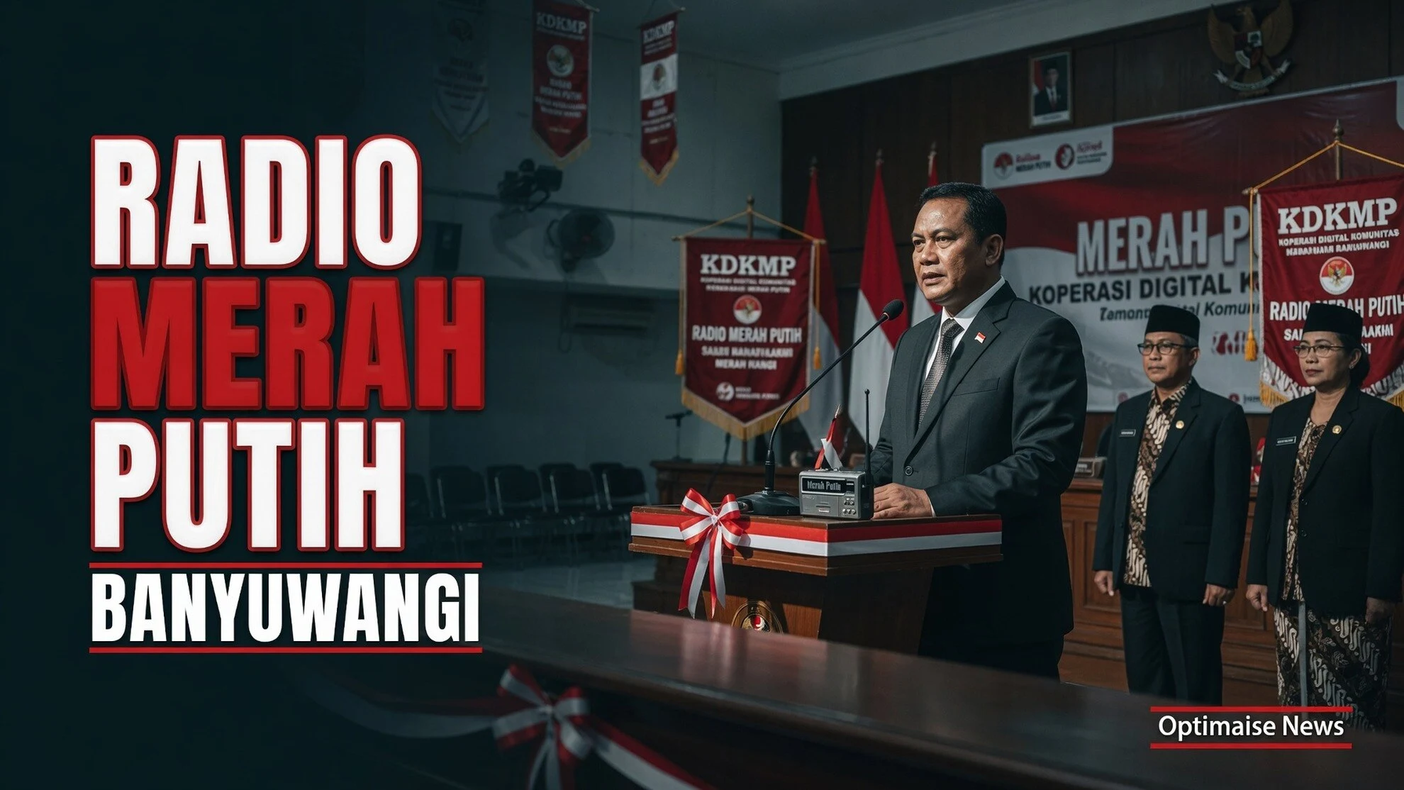Radio Merah Putih Banyuwangi Siar Harga Harian, 17 KDKMP Beroperasi