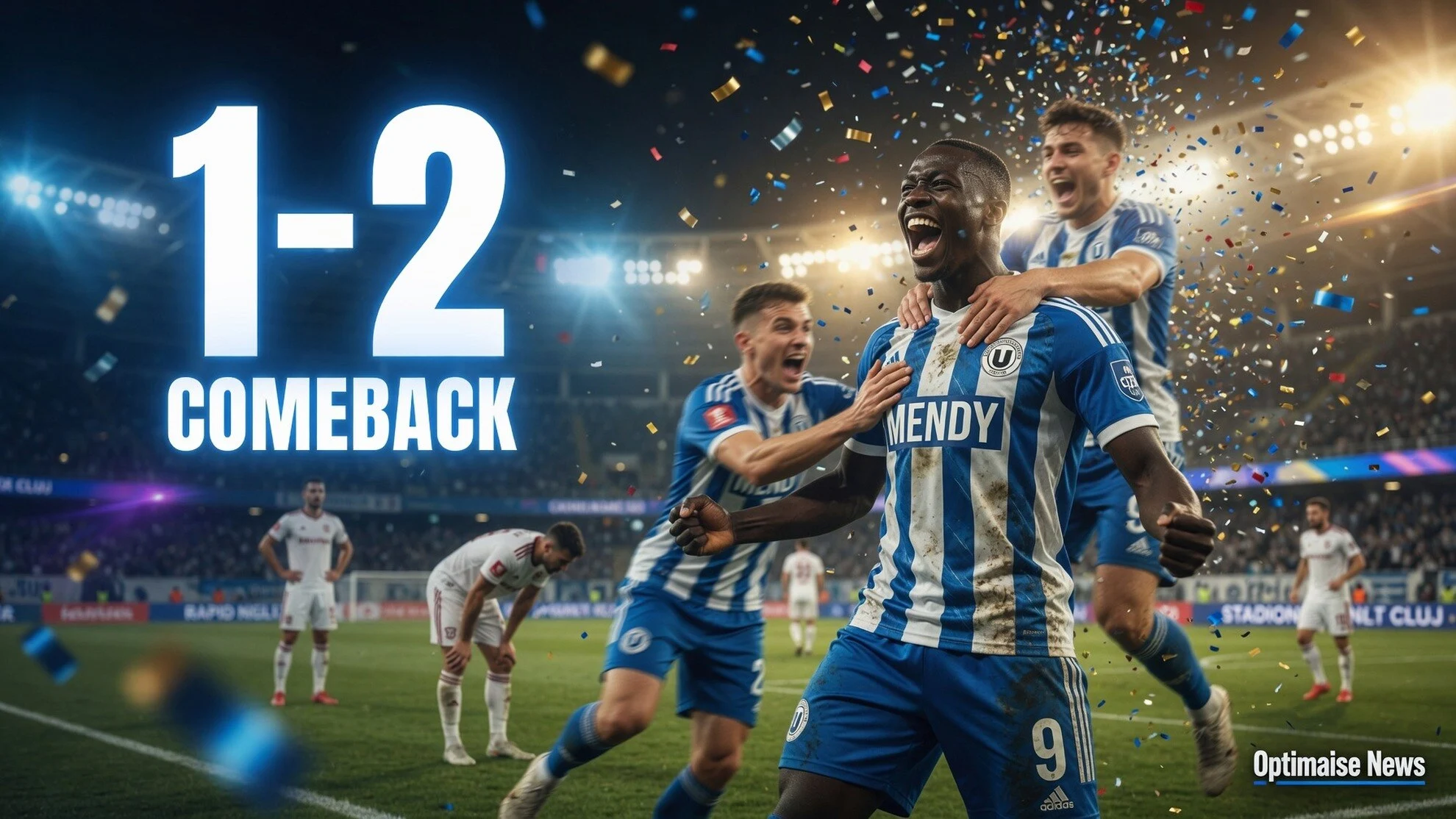 Rapid Bucuresti Kalah 1-2 Usai Cluj Comeback 6 Kemenangan