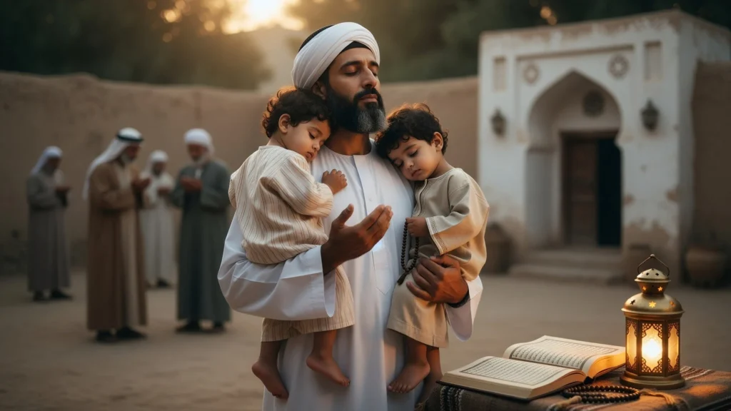 Wujud Cinta: Digendong di Depan Orang Banyak Lalu Didoakan