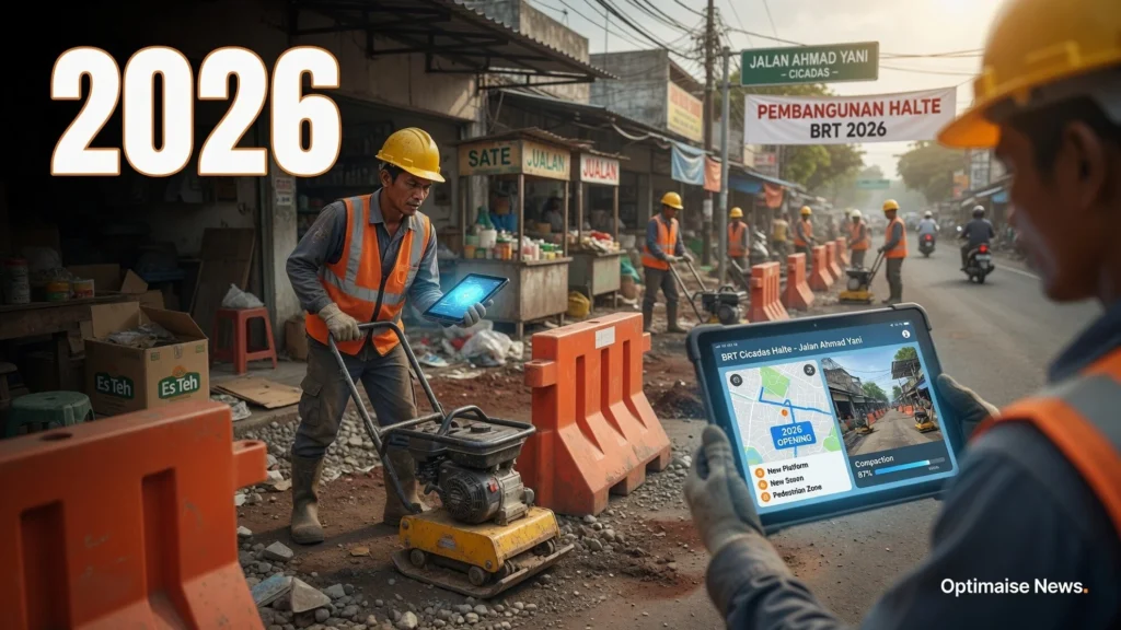 Ratusan Kios Cicadas Dibongkar, Jadi Halte On-Corridor BRT 2026