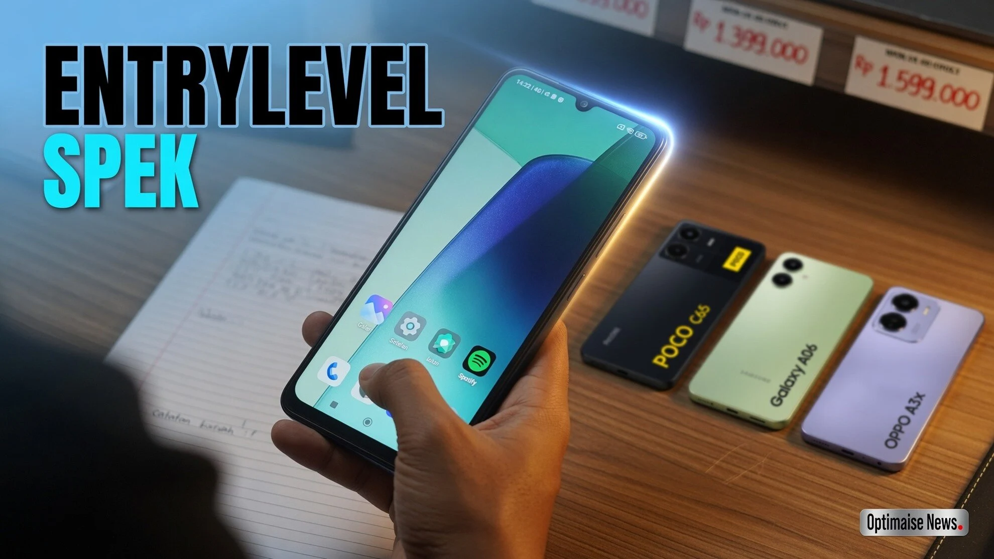 Redmi 14C Sabet Posisi Teratas Spesifikasi HP Entry-Level