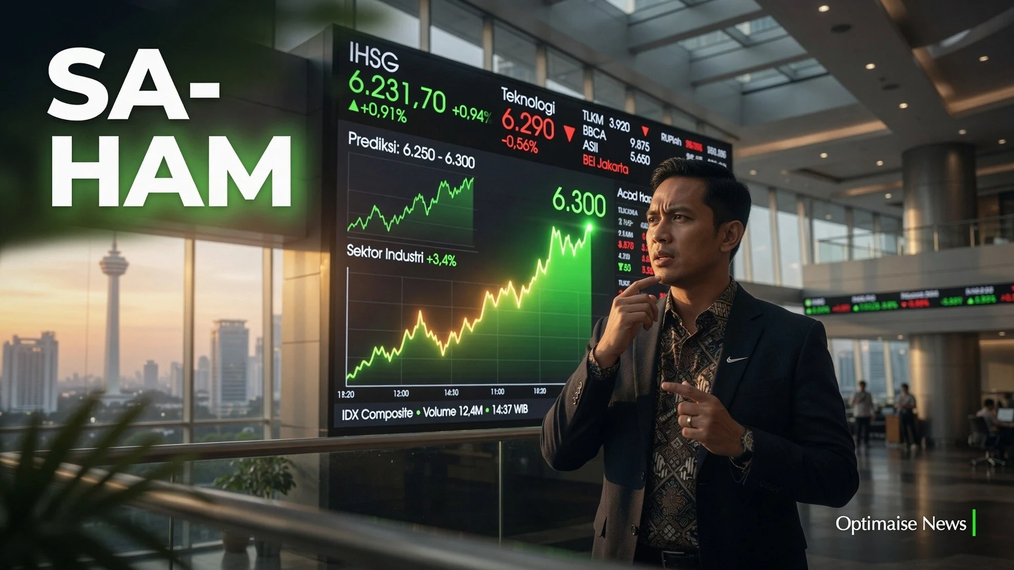 Rekomendasi Saham Selasa Sabet 6.300
