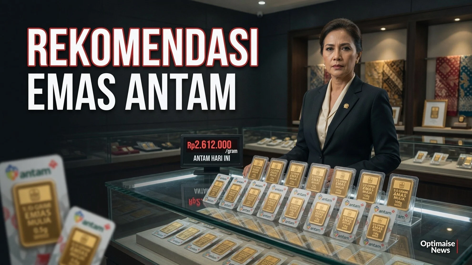 Rekomendasi emas antam hari: Cek harga emas antam hari Terbaru