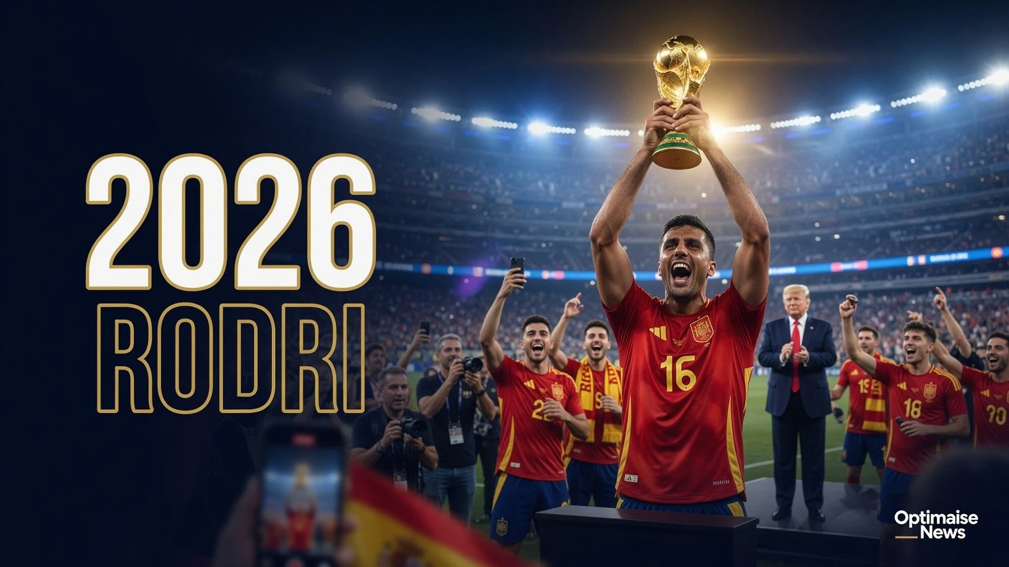 Rodri Bawa Bola Emas usai Spanyol pemenang piala dunia 2026