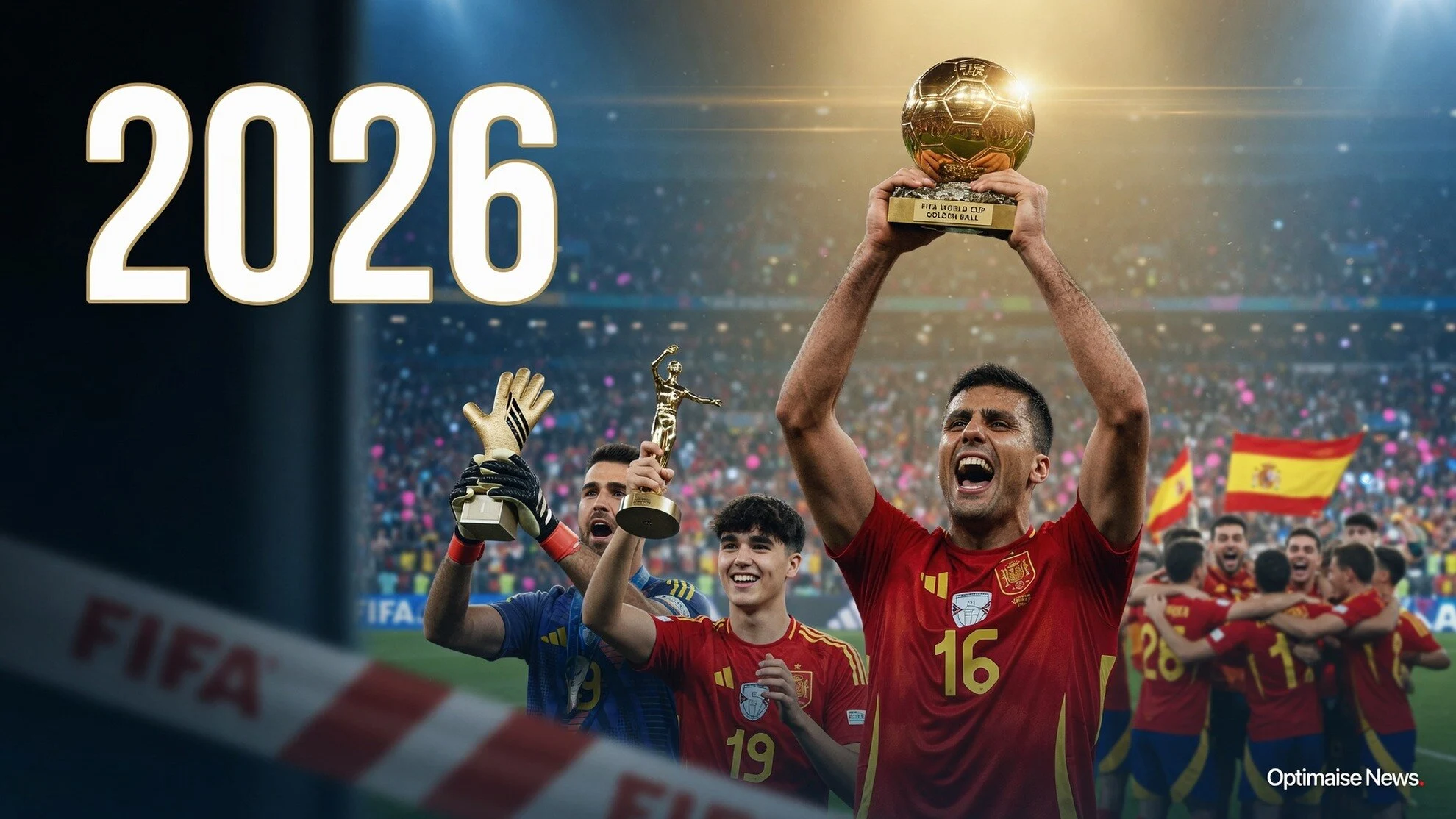 Rodri Golden Ball & 3 Trofi Spanyol di Piala Dunia 2026