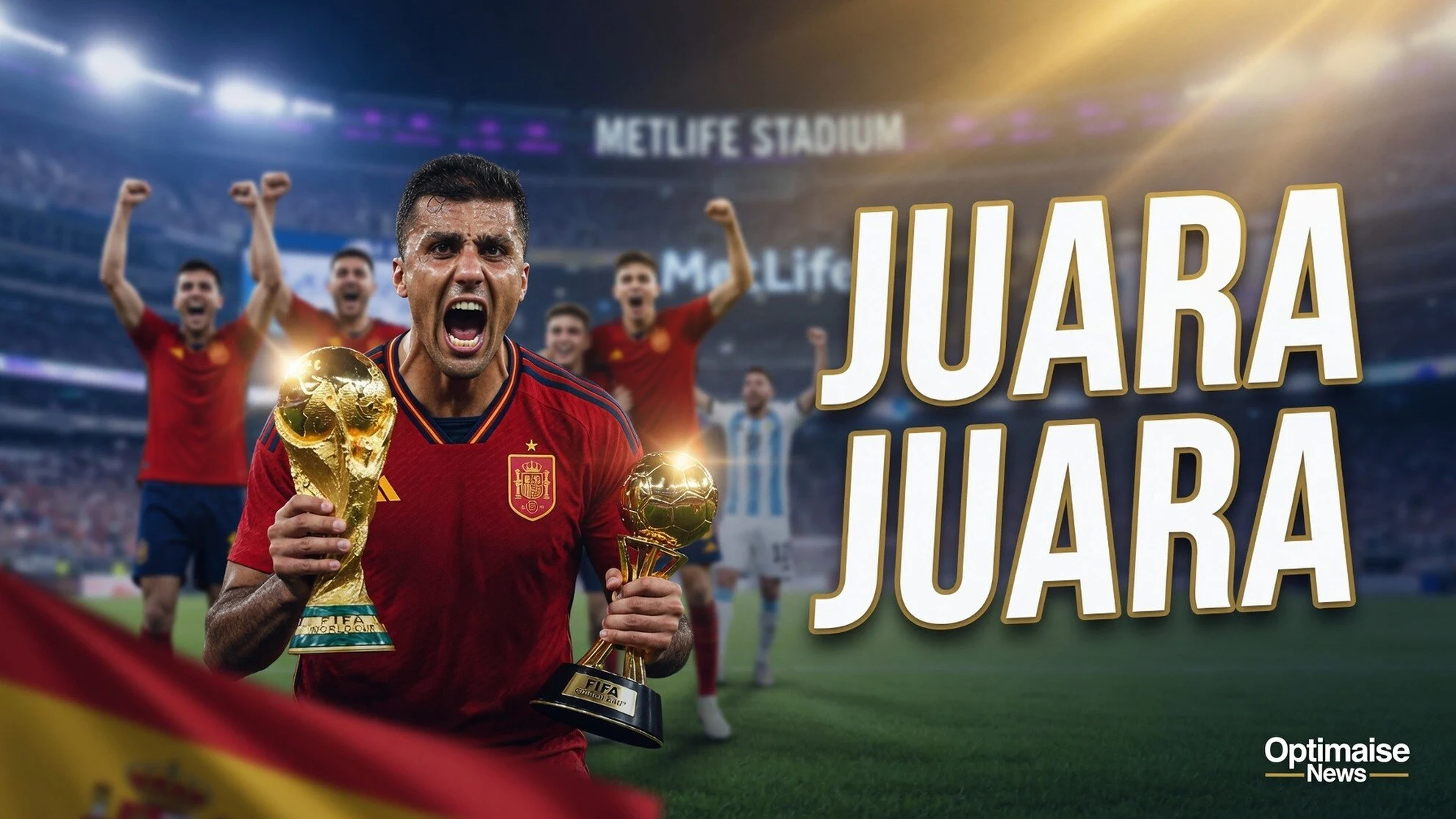 Rodri Masuk Elite 7 Usai Juara Piala Dunia 2026