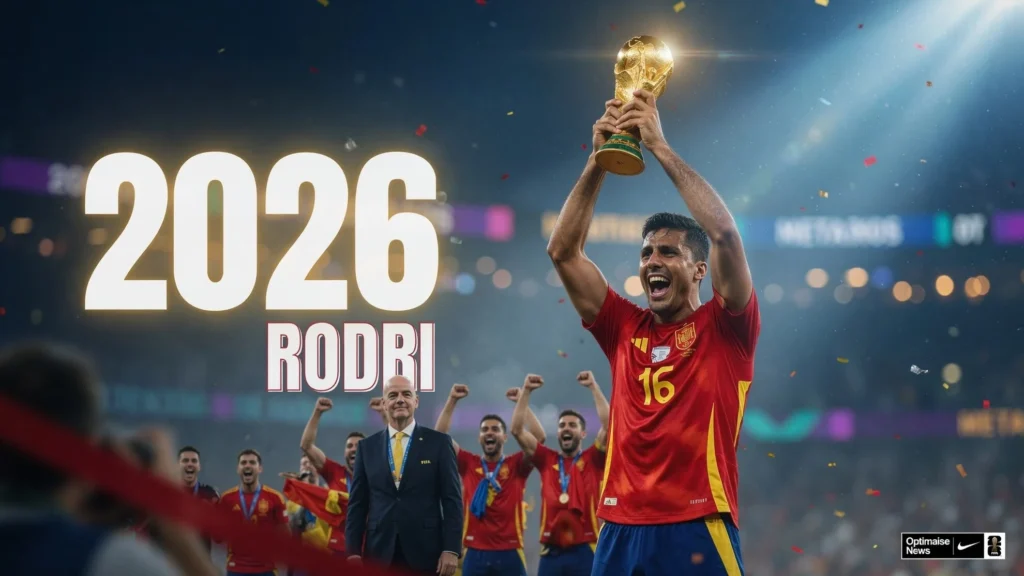 Rodri Raih Bola Emas usai Spanyol pemenang piala dunia 2026