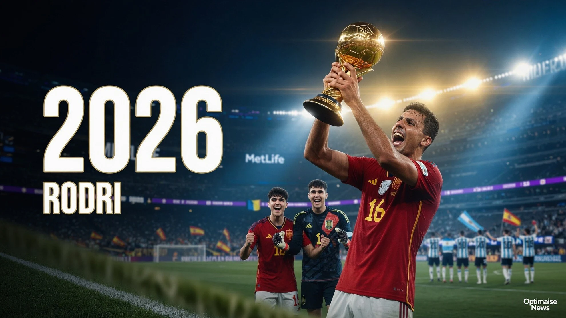 Rodri ungguli Mbappe di daftar pemenang piala dunia 2026