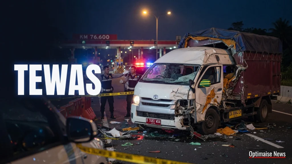 Rombongan 9 Orang Makassar Hantam Truk di Tol, 3 Tewas