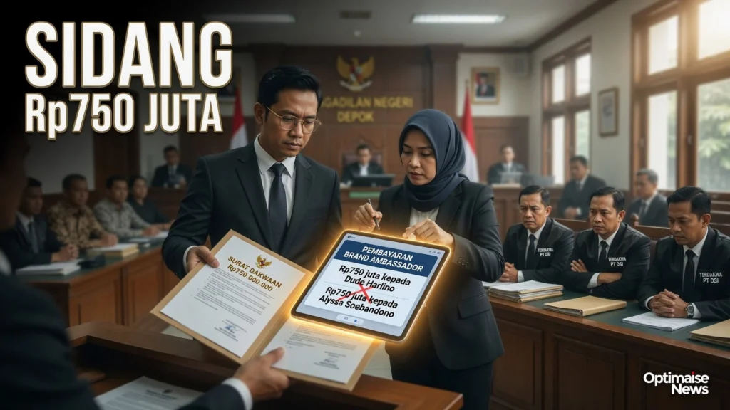Rp750 Juta BA Dude-Alyssa Disamarkan sebagai Lender di Sidang DSI