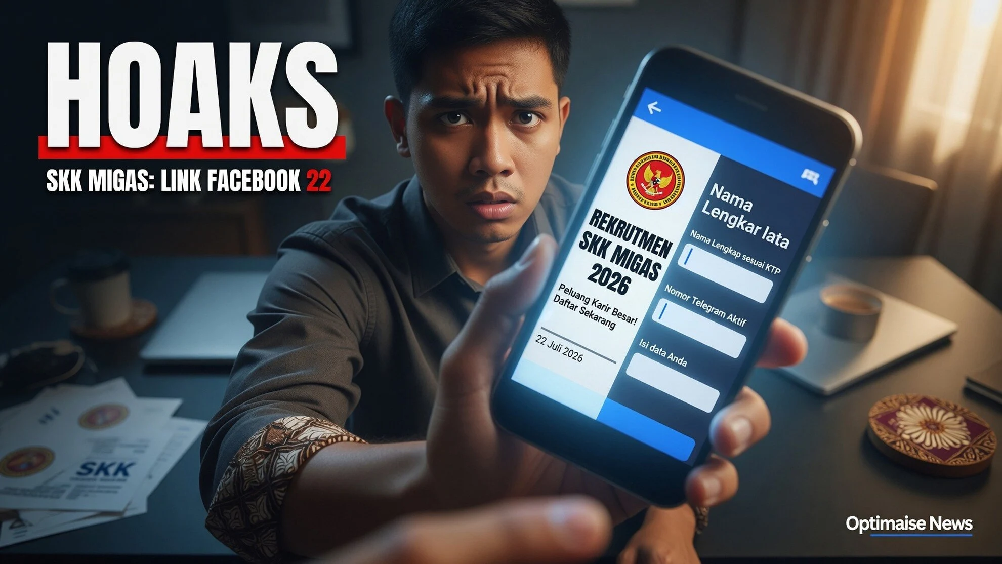 SKK Migas: Link Facebook 22 Juli Hoaks
