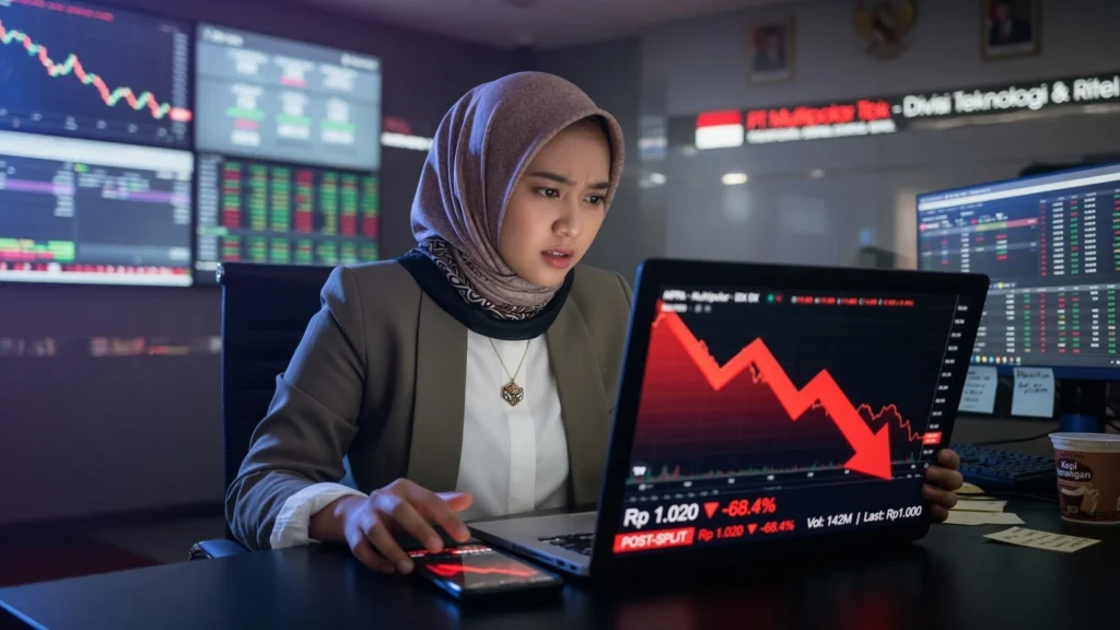 Pergerakan Harga Saham Multipolar Usai Aksi
