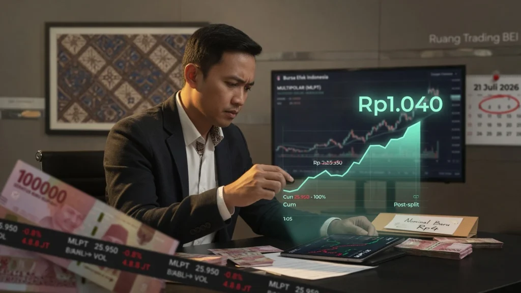 Cara BEI Menetapkan Harga Teoretis Rp1.040