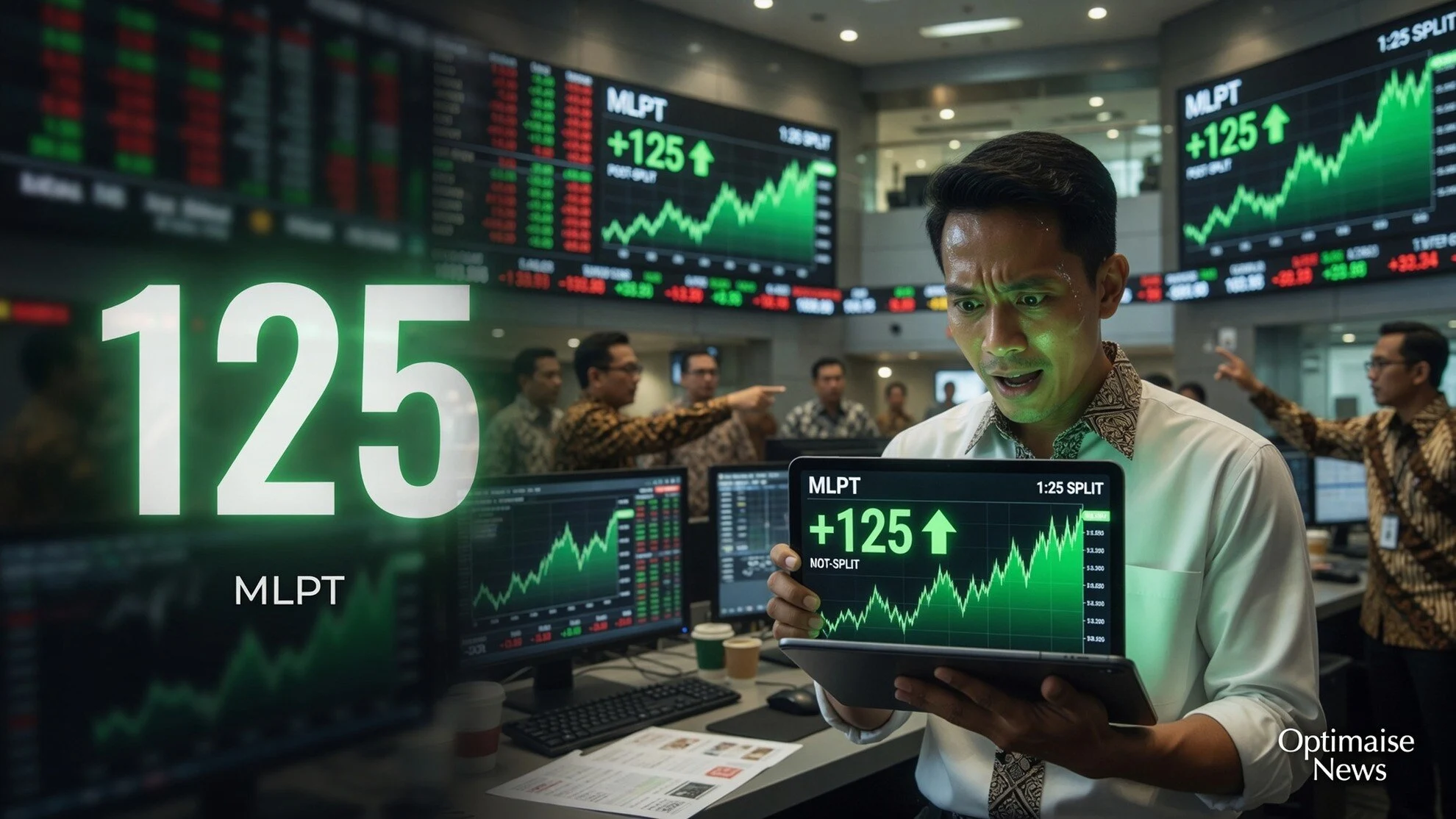 Saham Multipolar Melejit 25% ke Rp1.300 Usai Split 1:25
