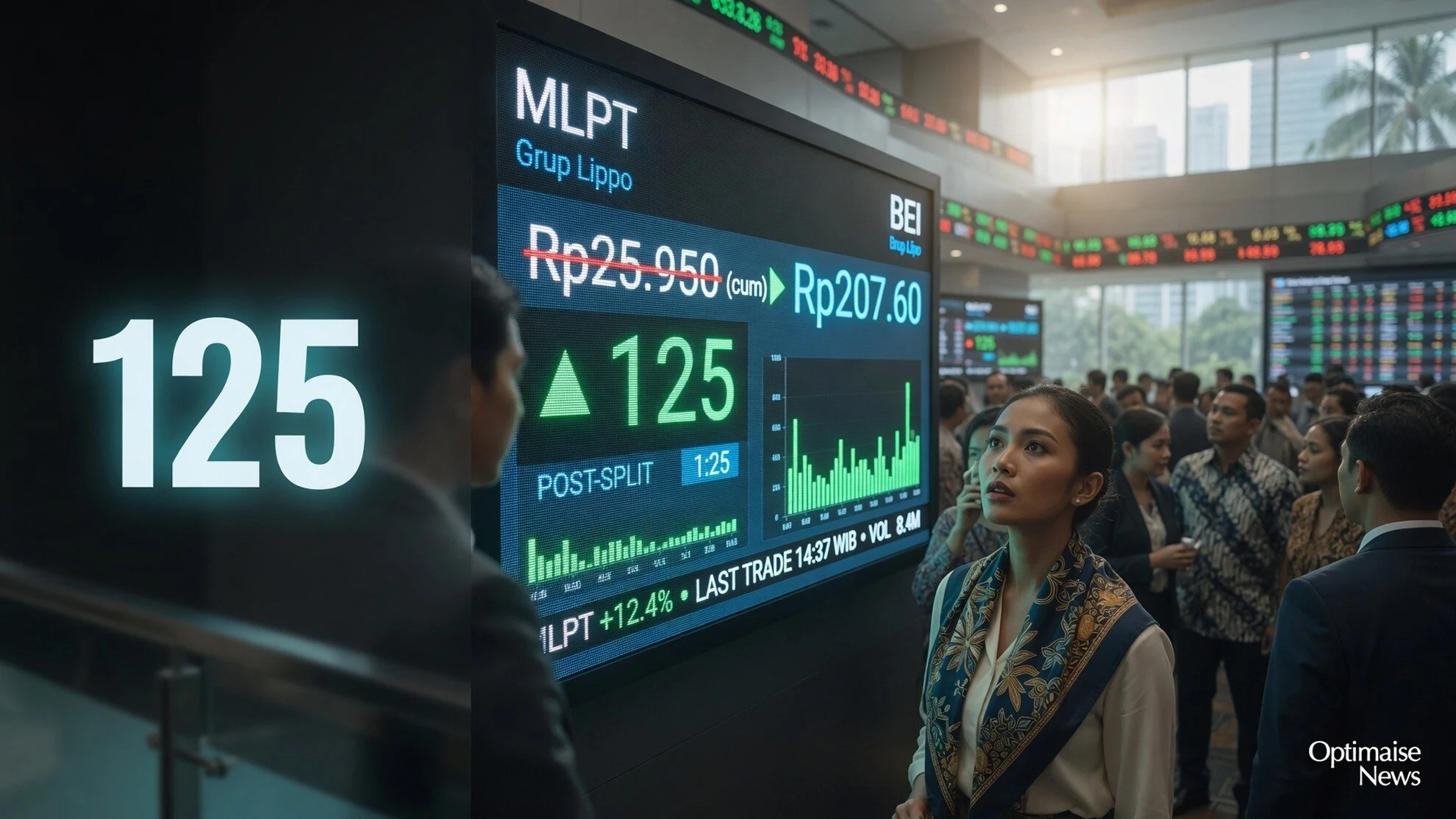 Saham Multipolar dari Rp25.950 ke Rp1.040 Usai Split 1:25