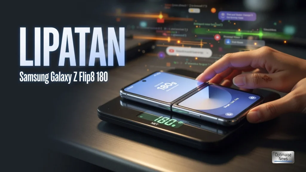 Samsung Galaxy Z Flip8 180 Gram, Engsel Redam Lipatan