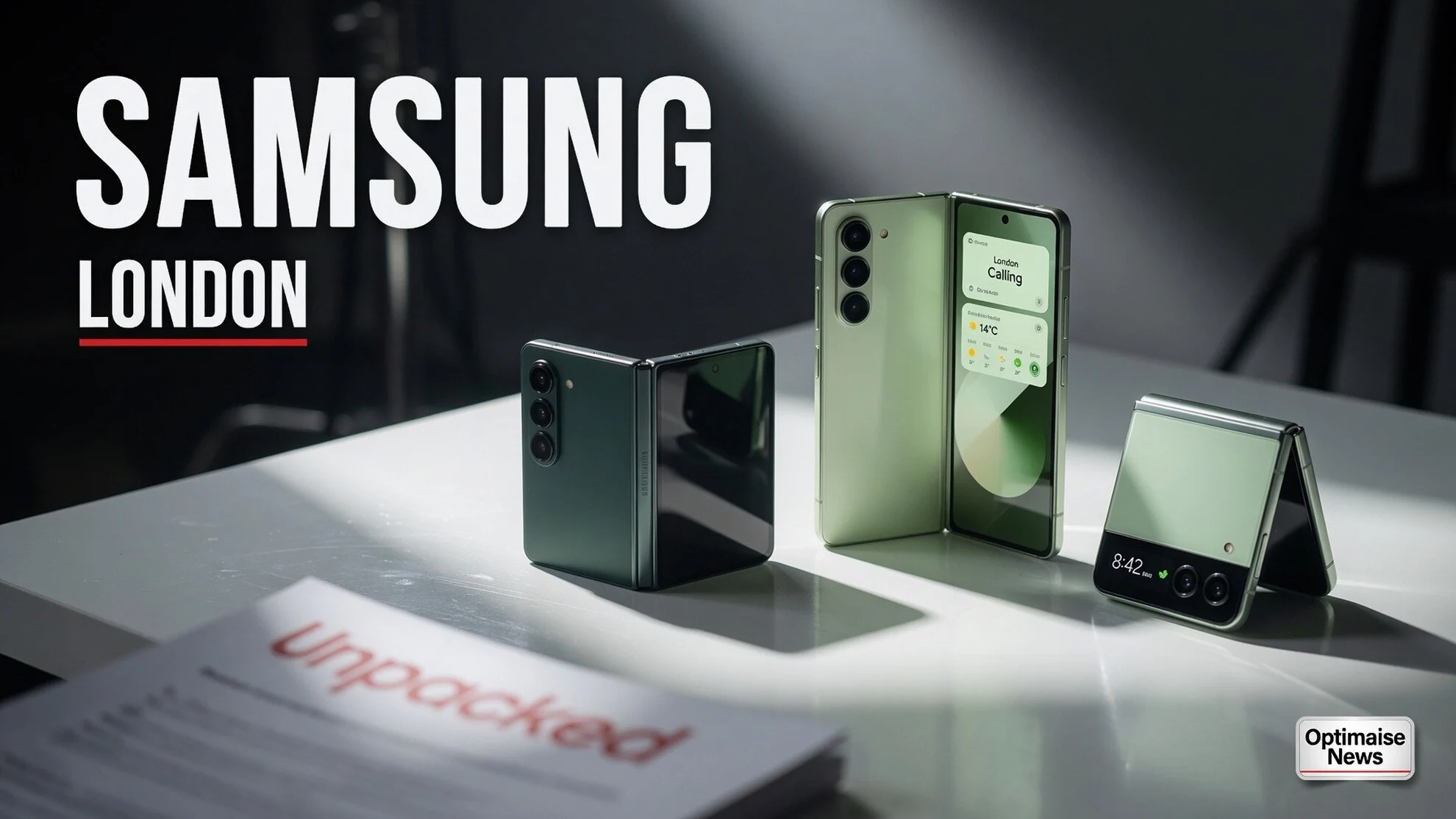 Samsung Z Fold 8 Debut Desain Paspor di London 2026