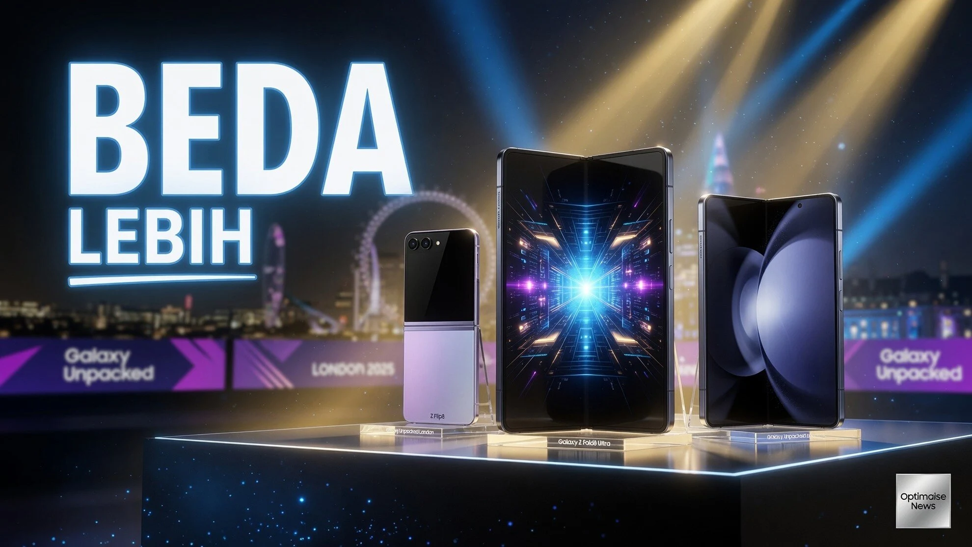 Samsung Z Fold 8 Lebih Lebar: Ultra 16 GB & Chipset RI Beda