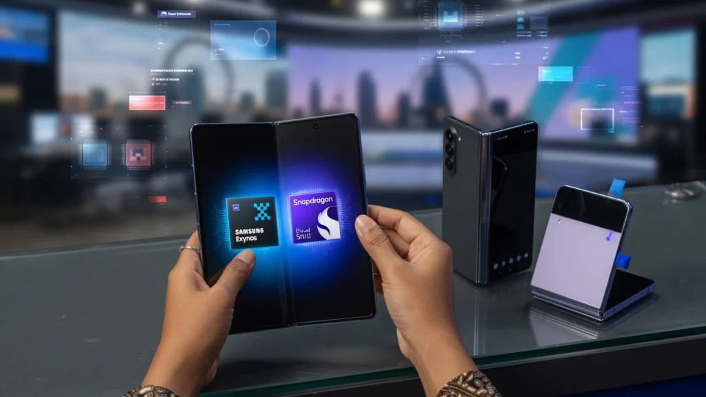 Chipset terpisah untuk pasar Indonesia: Exynos di Flip, Snapdragon di Fold