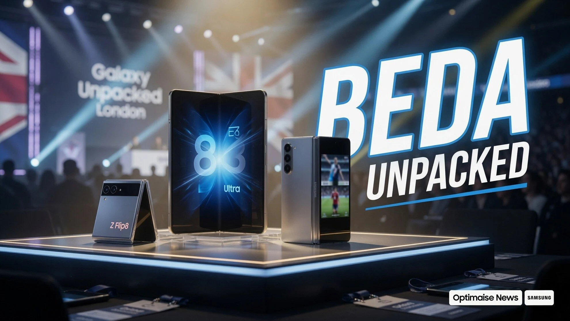 Samsung Z Fold 8 Unpacked London: Chipset RI Beda