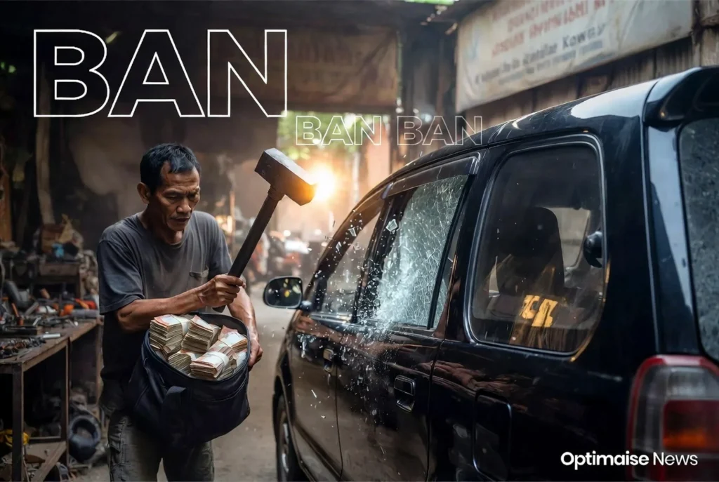 Sartono Andi Ditangkap Usai Curi Rp1,2 Miliar Saat Ban Bocor