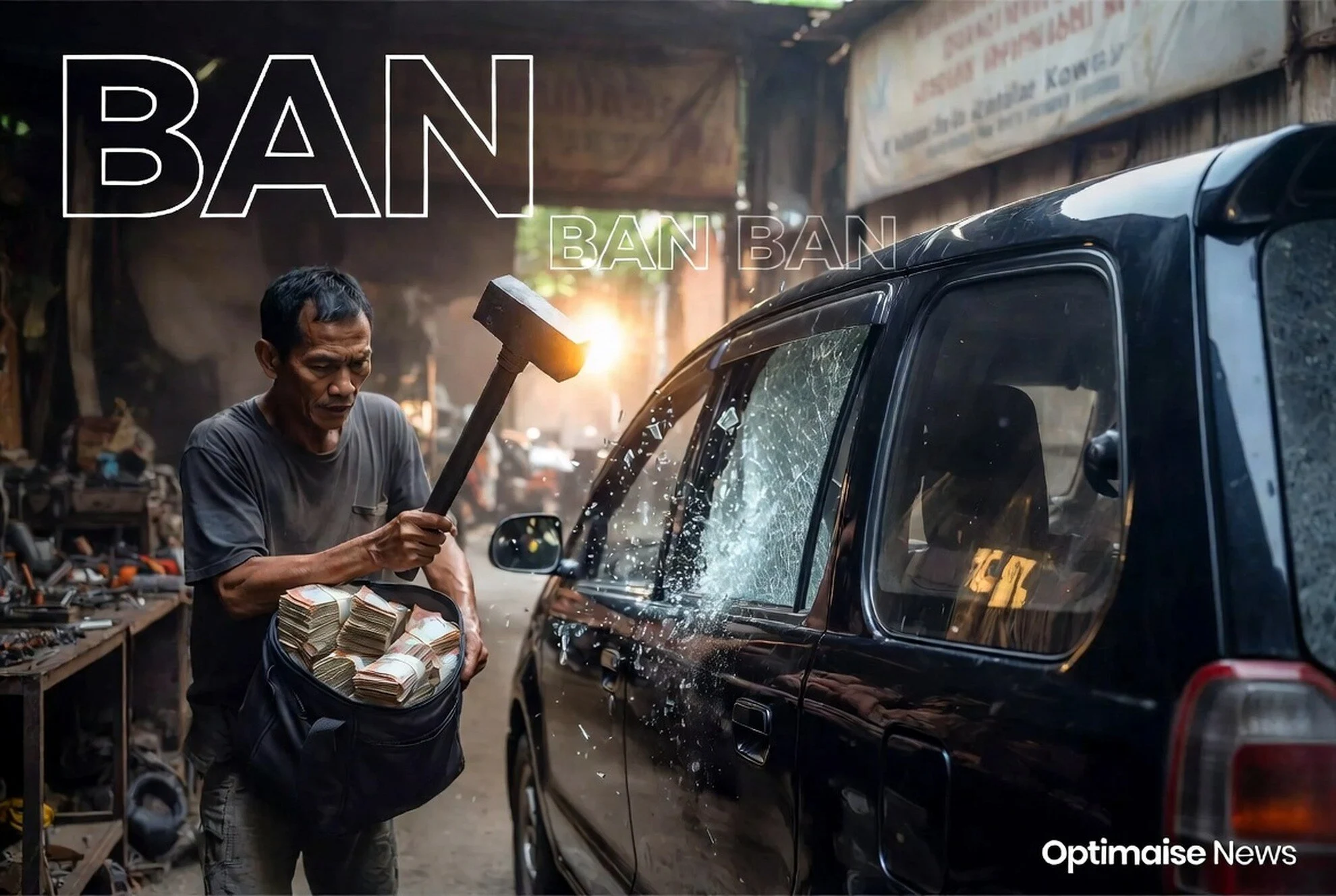 Sartono Andi Ditangkap Usai Curi Rp1,2 Miliar Saat Ban Bocor