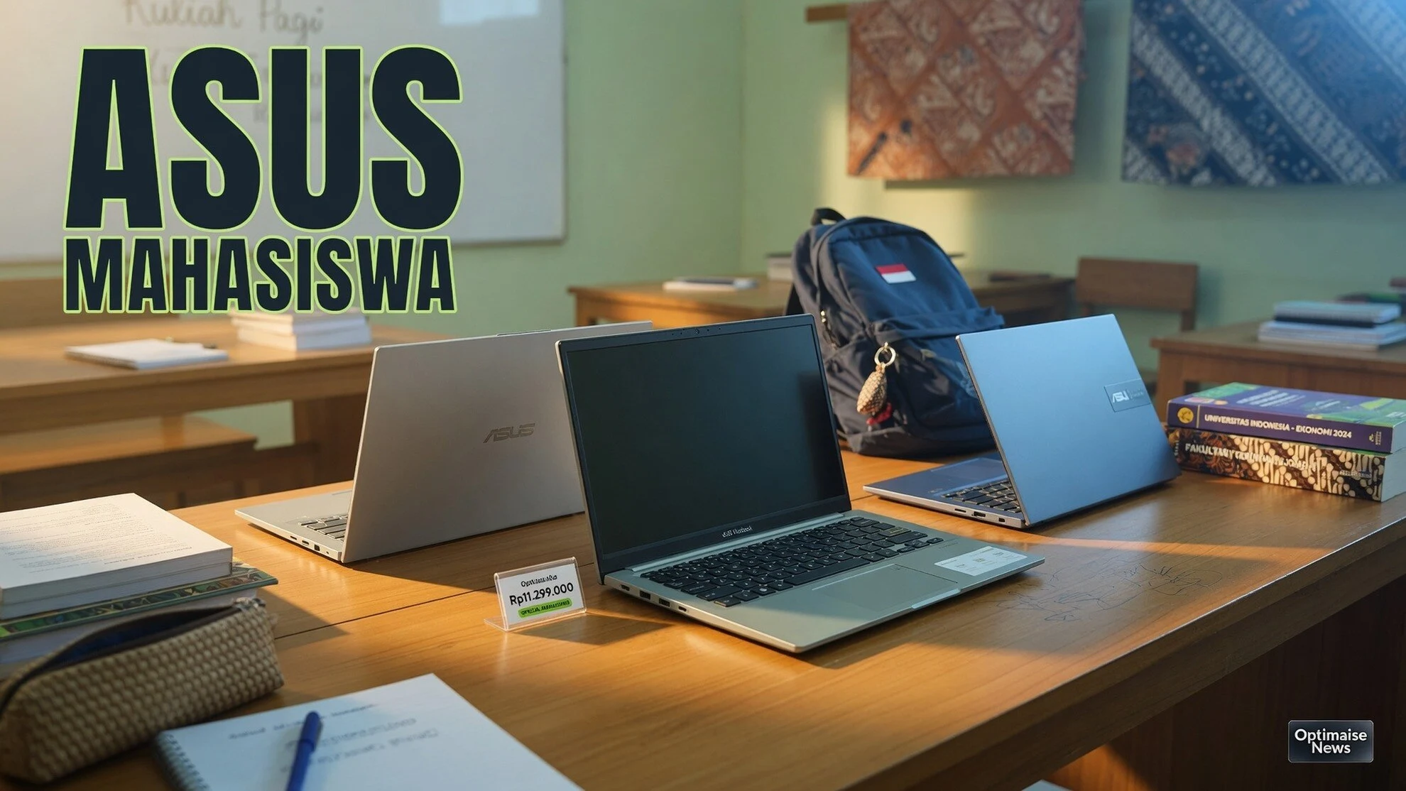 Sasar Mahasiswa, Asus Rilis 3 Laptop Vivobook Rp11 Juta