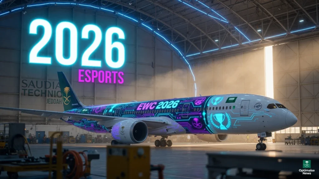 Saudia Debutkan Pesawat Esports Pertama Dunia di EWC 2026