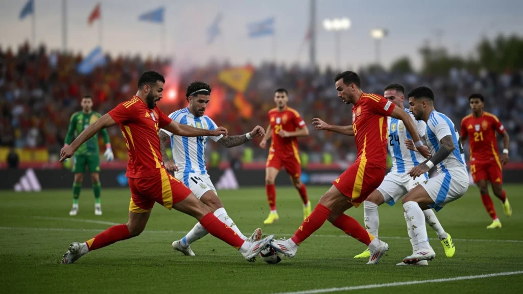 Prediksi Line-Up Pemain Argentina vs Spanyol di Final