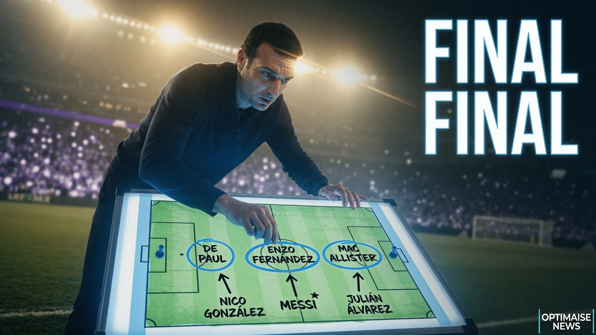 Scaloni Turunkan Tiga CM Hadapi Spanyol Argentina Final