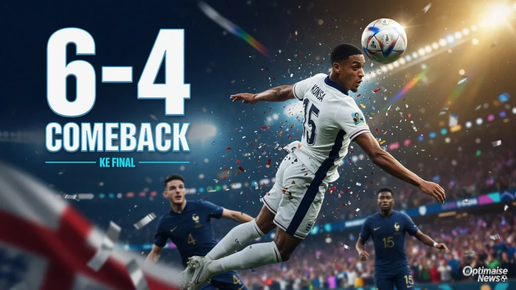 Sejarah 8 Gol Bek Three Lions: Menang 6-4 di Piala Dunia