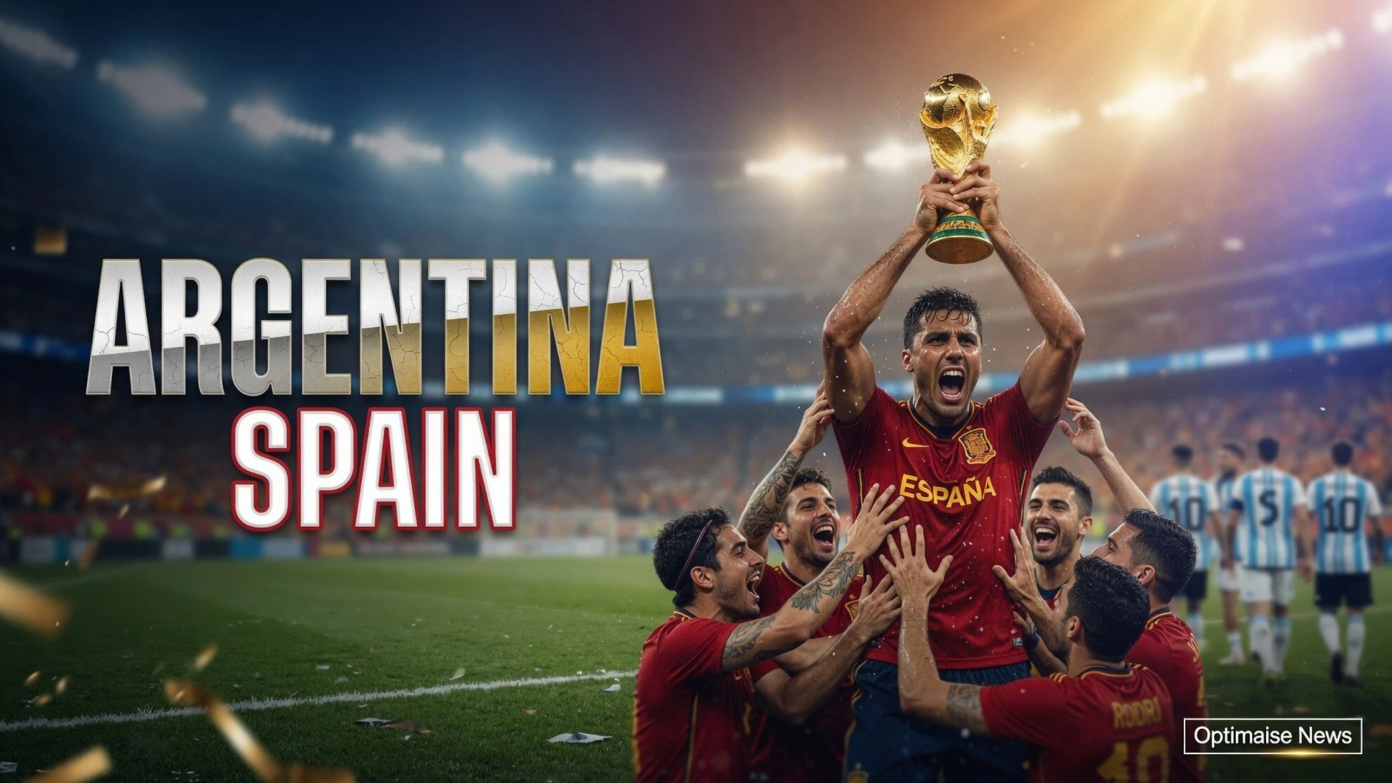 Sepak Bola Piala Dunia Spanyol Tumbangkan Argentina Sabet