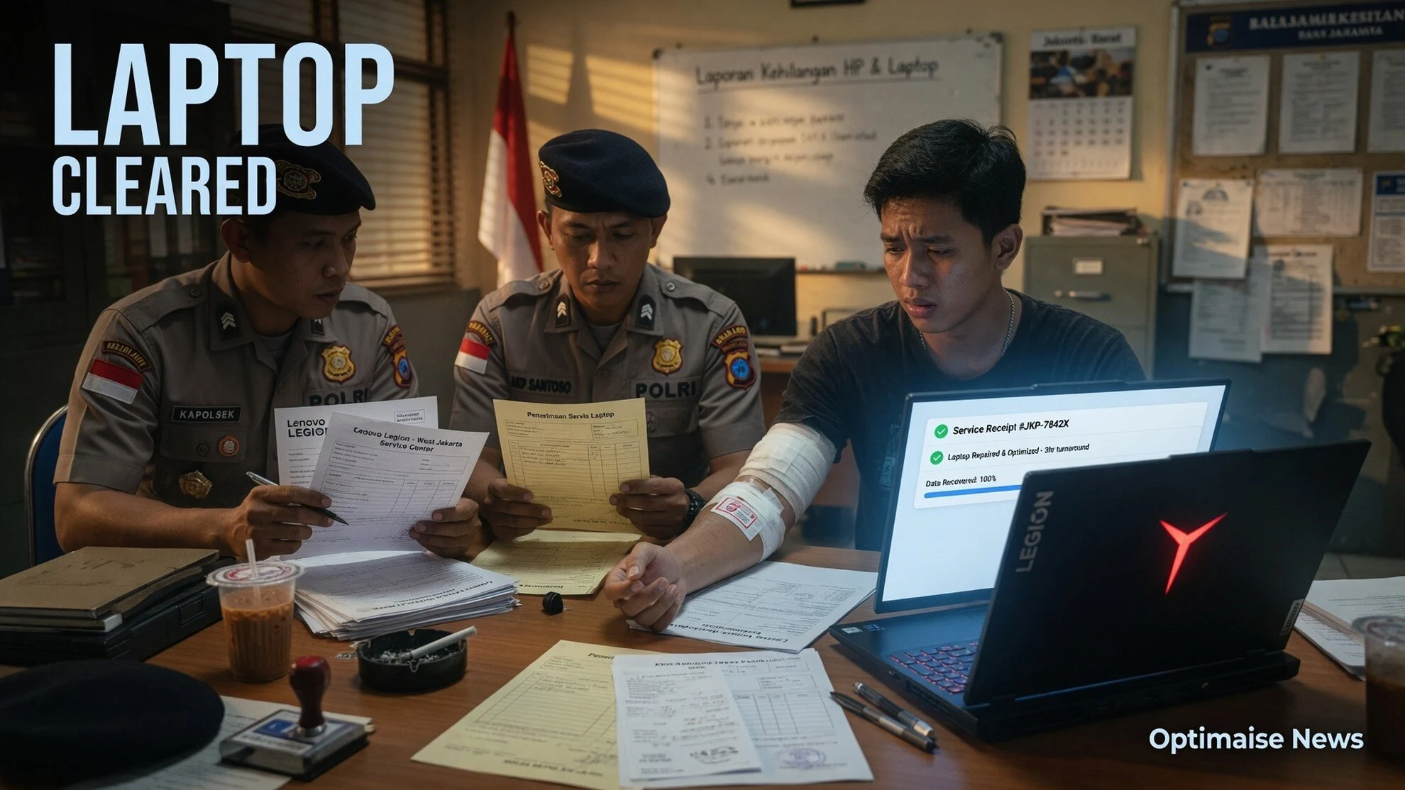 Servis Mangga Dua Bongkar Begal Palsu Laptop Lenovo Legion Rp27 Juta