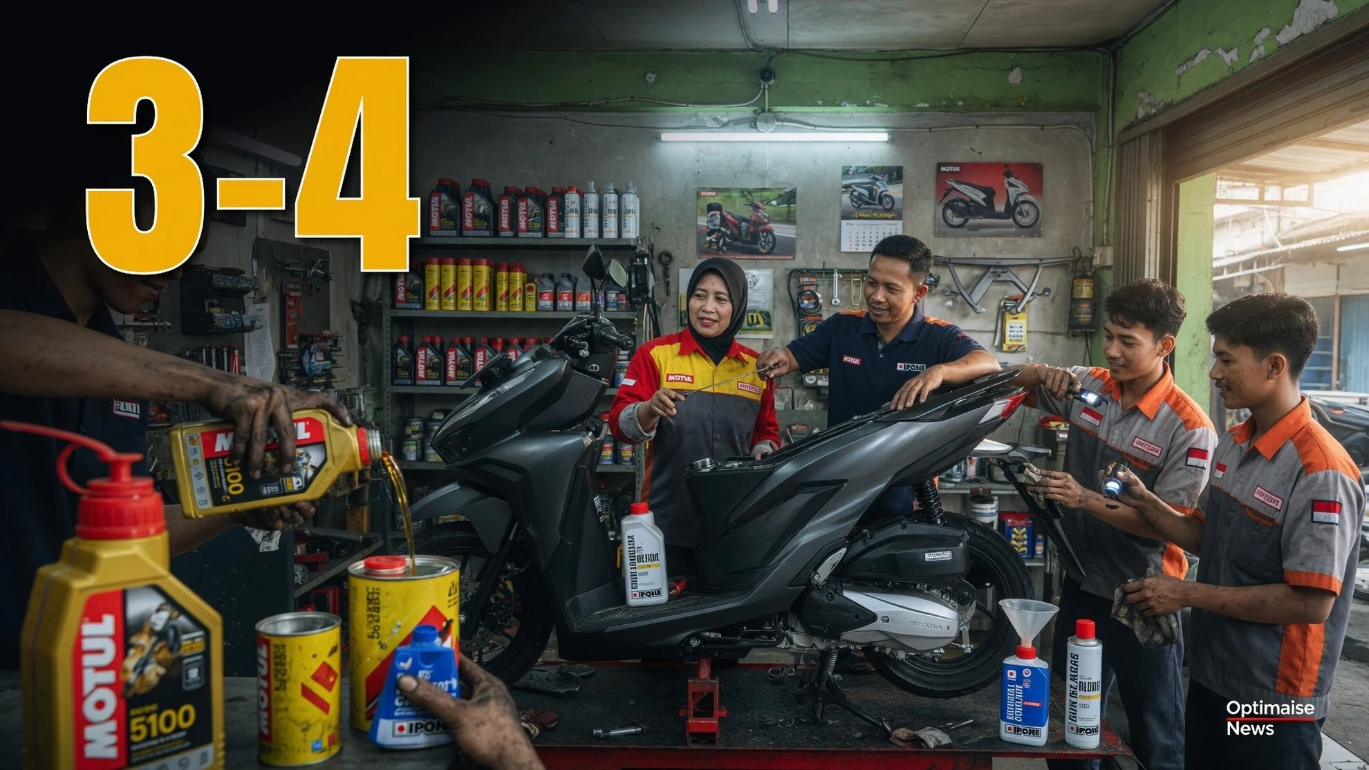Sesi 3-4 Motul Ubah Standar Bengkel se-Indonesia