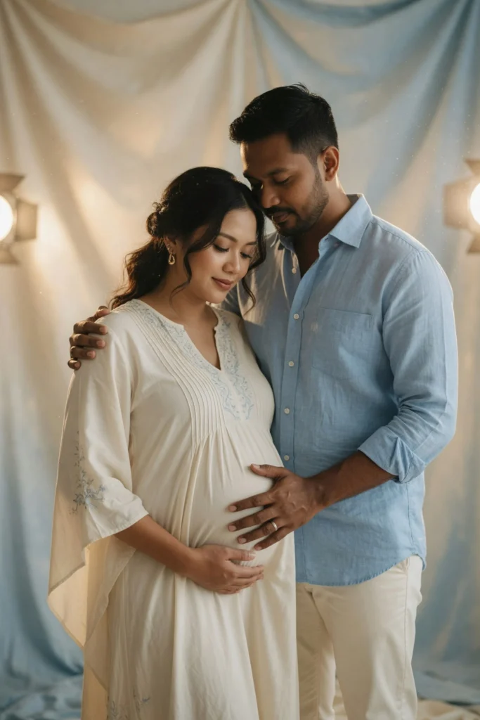 Bukan sesi pertama: pamer babybump maternity jadi seri panjang