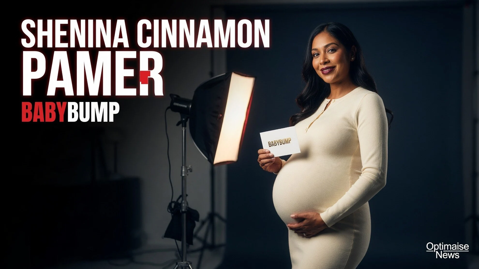 Shenina Cinnamon Pamer Babybump di Maternity Shoot, Cantik