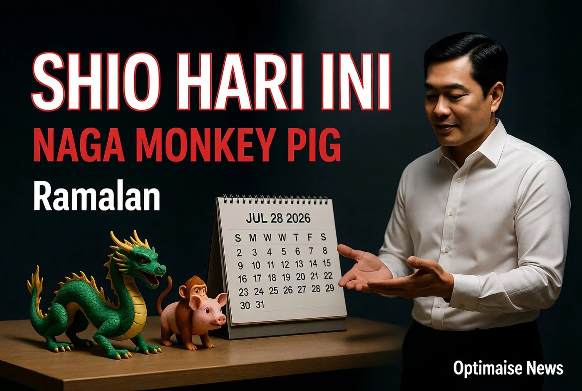 Shio Hari Ini 3 Momentum Terkuat 28 Juli: Naga Monyet Babi